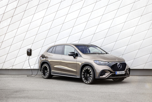 Electric Mercedes EQE SUV Charging
